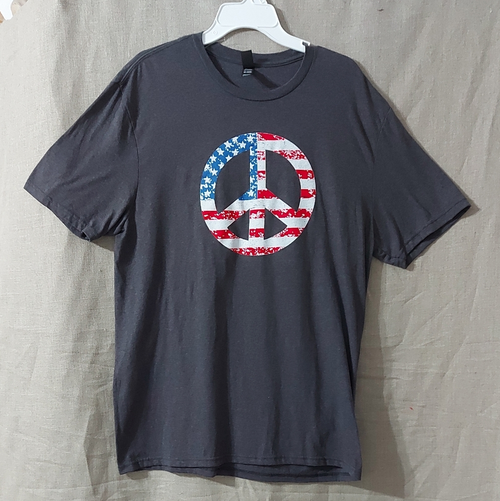The concert tee Dist Rict shirts size large color gray